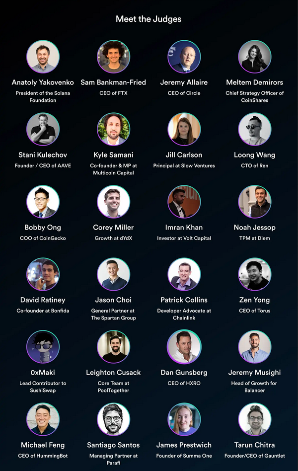 Qui sont les 9 gagnants exceptionnels du 1er Solana X Serum Hackathon ?