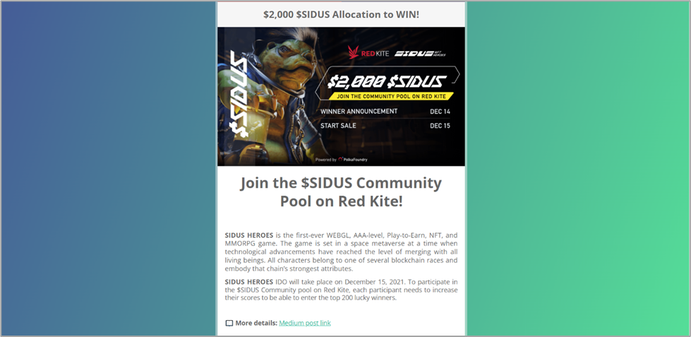 ¿Qué es Kit Rojo?  Instrucciones para unirse a IDO en la plataforma Red Kite