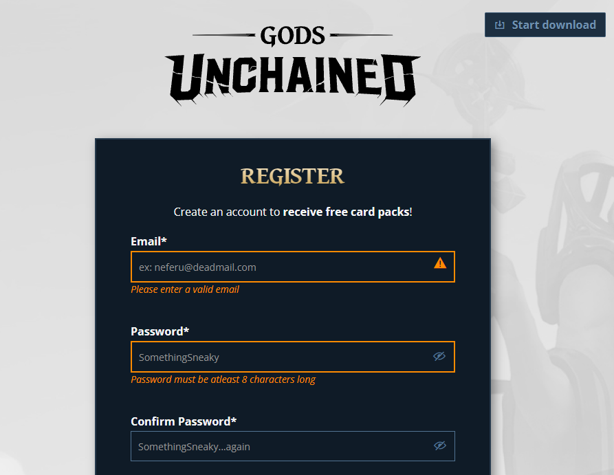 คู่มือเกม Gods Unchained สำหรับผู้เริ่มต้น