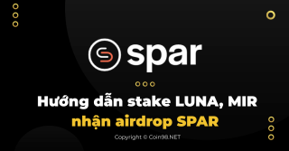 Instructies voor het uitzetten van LUNA, MIR om airdrop SPAR . te ontvangen