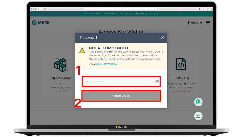 Ayrıntılı bir MyEtherWallet (MEW) cüzdanı oluşturma ve kullanma talimatları