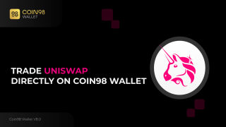 Échangez Uniswap directement sur Coin98 Wallet avec un moteur de frais de gaz optimisé, essayez-le maintenant !