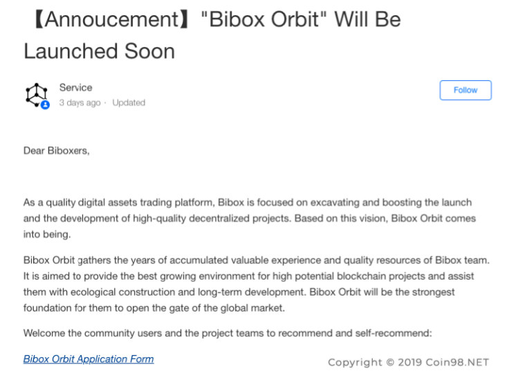Apa itu Bibox Token (BIX)?  Cryptocurrency Token Bibox Selesai
