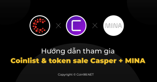 Instruções para comprar tokens Sale Casper e MINA na Coinlist
