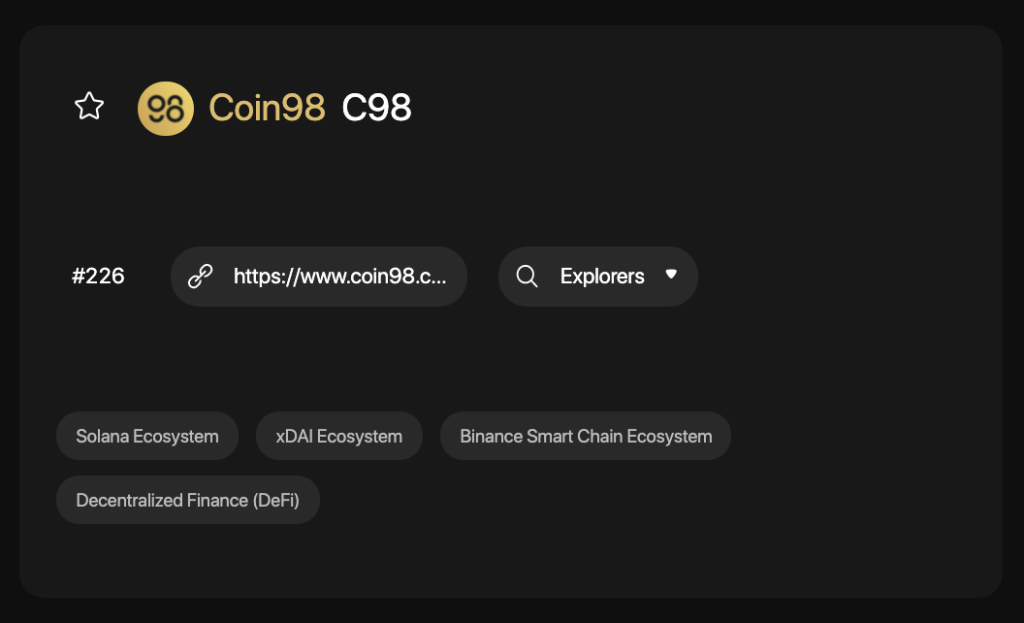 Cos'è Coin98 Exchange 2.0?  Come usare Coin98 Exchange 2.0
