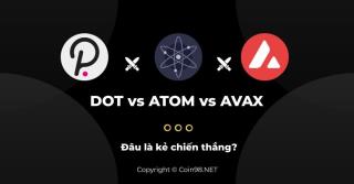 DOT vs ATOM vs AVAX - Quem é o vencedor?