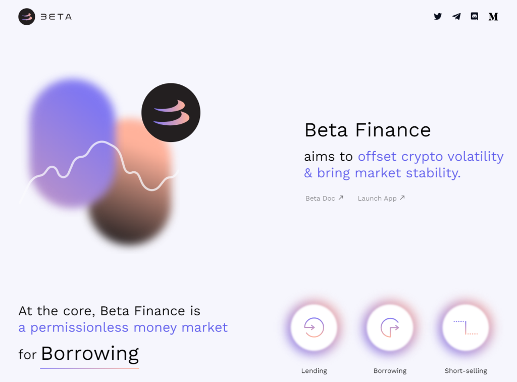 Wat is Beta Finance (BTA)?  Complete set BETA-cryptocurrencies