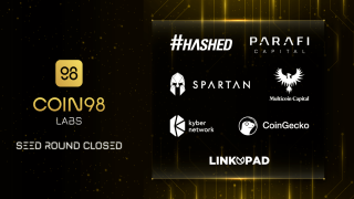 Coin98 Labs conclui rodada inicial de US$ 1,25 milhão, liderada pelos fundos ParaFi Capital, Multicoin Capital, Hashed e Spartan Group