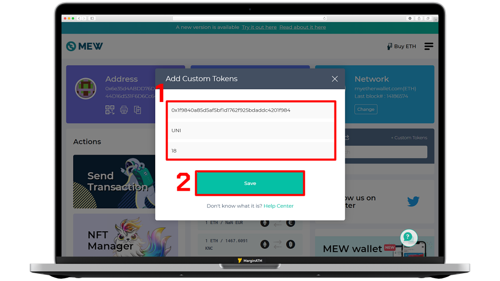 Ayrıntılı bir MyEtherWallet (MEW) cüzdanı oluşturma ve kullanma talimatları