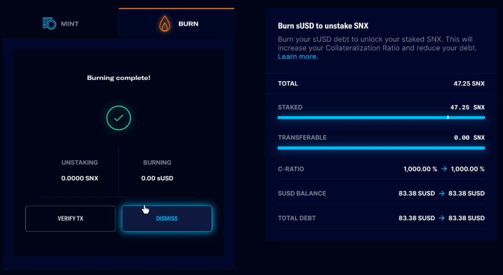 SUSD nedir?  Synthetix'te sUSD'nin nasıl basılacağına ilişkin talimatlar