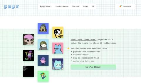 Überblick über das paprMEME-Projekt – eine bemerkenswerte NFT-Kreditplattform