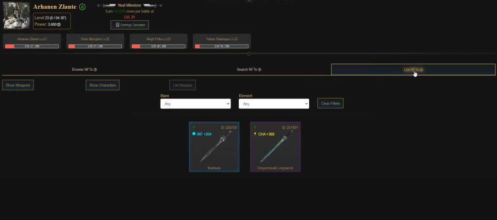 คู่มือการเล่นเกม NFT CryptoBlades เพื่อสร้างรายได้จาก AZ