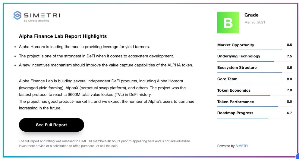 Alpha Finance Lab (ALPHA) คืออะไร?  โทเค็น ALPHA ครบชุด