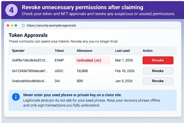 Airdrop Claim Safety Checklist: How to Tell an Official Contract From a Wallet Drainer