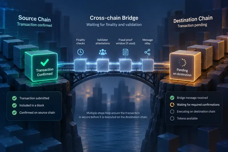 Cross-Chain Bridge Finality: Why a Completed Source Transaction May Still Be Pending