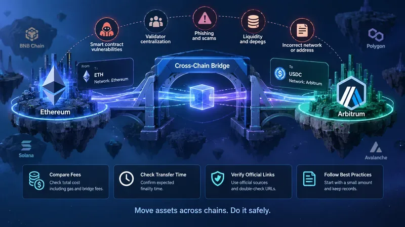 Ponti DeFi cross-chain: rischi per la sicurezza, commissioni e pratiche di trasferimento più sicure