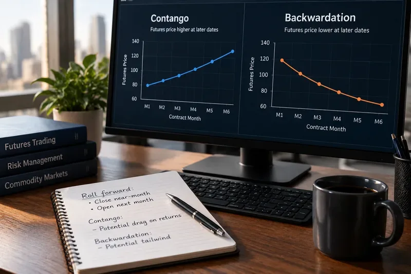 Futures Contango and Backwardation: How Roll Yield Can Help or Hurt a Long-Term Position