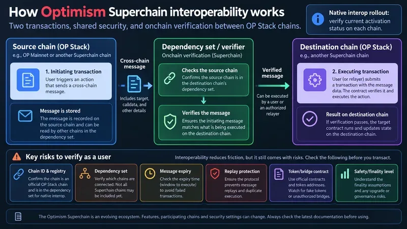 How Optimism Superchain Interoperability Works—and What Users Should Verify in 2026