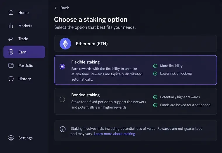 Krakenで仮想通貨をステーキングして不労所得を得る方法