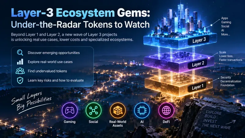 Layer-3-Ökosystem-Perlen: 5 unentdeckte Token, die man 2026 im Auge behalten sollte