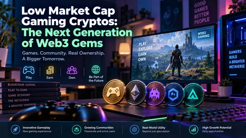 Gaming-Kryptowährungen mit niedriger Marktkapitalisierung: 6 Web3-Projekte, die 2026 genauer untersucht werden sollten