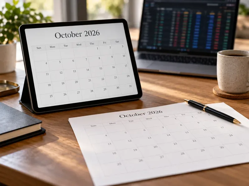 October 2026 Options Expiration Calendar: Weekly, Monthly, and Quarterly Dates