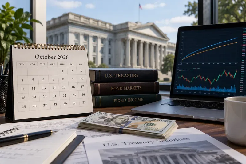 October 2026 U.S. Treasury Auction Calendar: Dates That Could Move Yields and the Dollar
