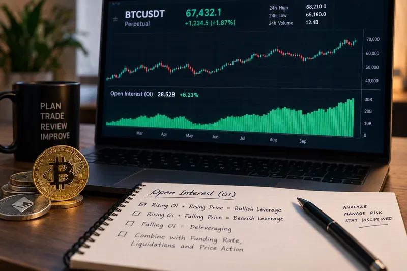 Open-Interest-Analyse (OI): Wie man bullische und bärische Hebelwirkung erkennt, ohne das Signal zu überinterpretieren
