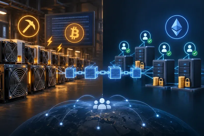 プルーフ・オブ・ワーク vs. プルーフ・オブ・ステーク：暗号通貨コンセンサス入門ガイド