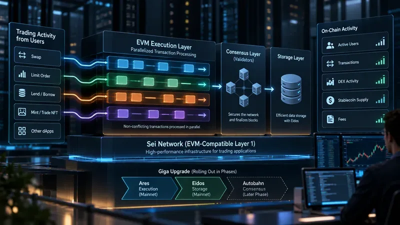 Sei Explained: Trading-Focused Architecture, Fees, and the Metrics That Show Real Usage