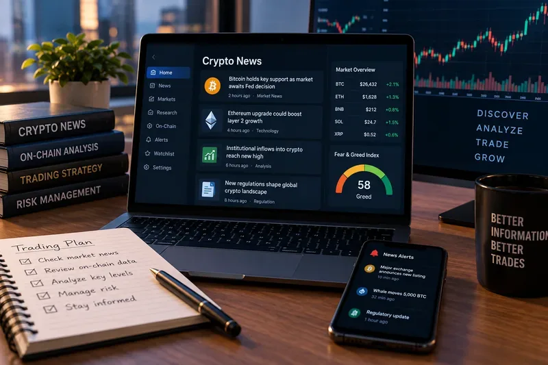 Die besten Krypto-News-Aggregatoren und Recherchetools für professionelle Trader