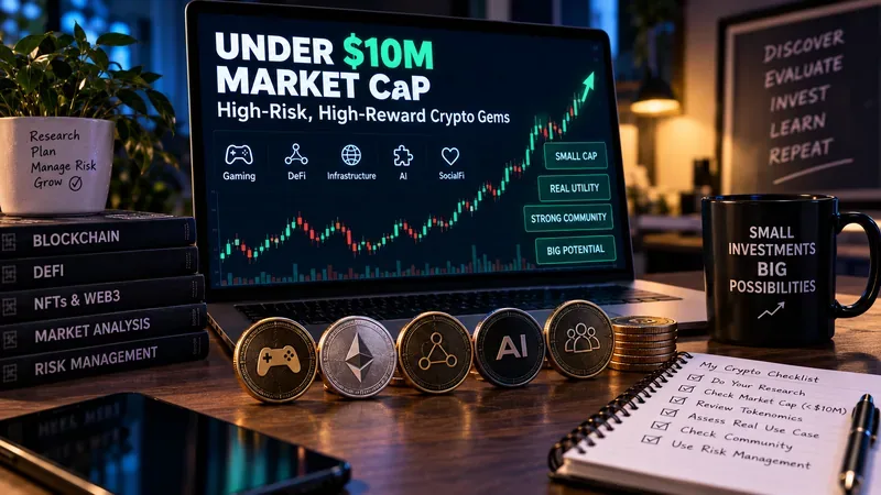 Unter 10 Millionen US-Dollar Marktkapitalisierung: 5 risikoreiche Krypto-Perlen, die Sie genauer unter die Lupe nehmen sollten – und die damit verbundenen Abwägungen